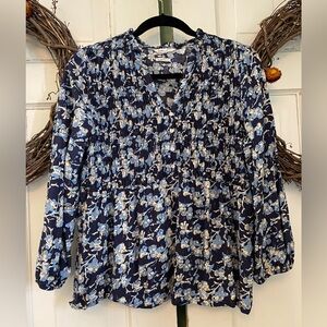 Southern Cotton Floral Blouse Women's Size M